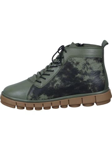 manitu Schnürstiefeletten, Freizeit Stiefel, Freizeit Stiefeletten in grün