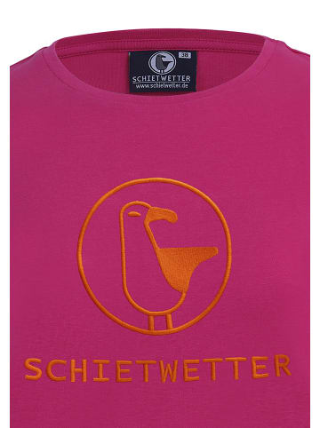 SCHIETWETTER SCHIETWETTER T-Shirt Hannah SW Stick in fuchsia-orange