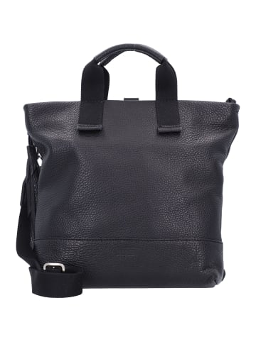 Jost Vika XChange Handtasche Leder 22 cm in schwarz