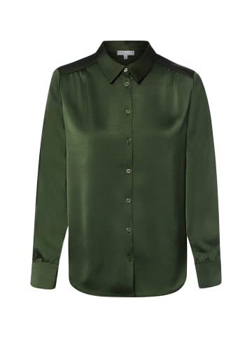 Marie Lund Satinbluse Mandy in oliv