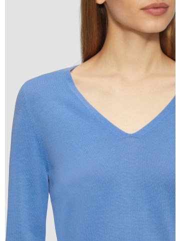 s.Oliver Strickpullover langarm in Blau