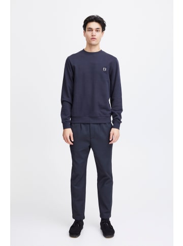 CASUAL FRIDAY Sweatshirt CFSebastian 0130 with logo label 20505014 Basic Sweatpullover mit Logostickerei in Blau