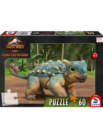 Schmidt Spiele Neue Abenteuer, Der Ankylosaurus Bumpy, 60 Teile | Kinderpuzzle Jurassic...