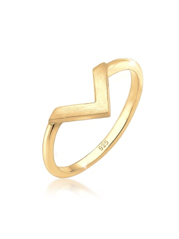 Elli Ring 925 Sterling Silber Geo, Pfeil in Gold