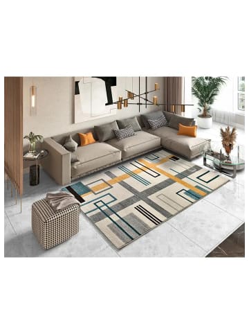 Atticgo Kurzflor-Teppich DEBBI in mehrfarbig