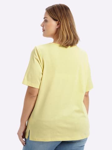 sheego Kurzarm-Shirt in zitrone