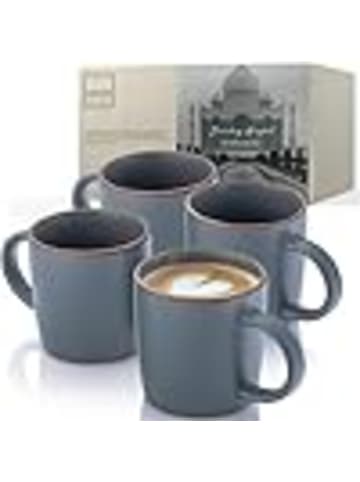 Sänger 4-tlg. Pastaschalen Set Bombay Graphit in Grau aus Steingut