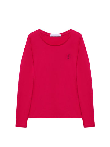 Polo Club T-Shirt in Fuchsiapink