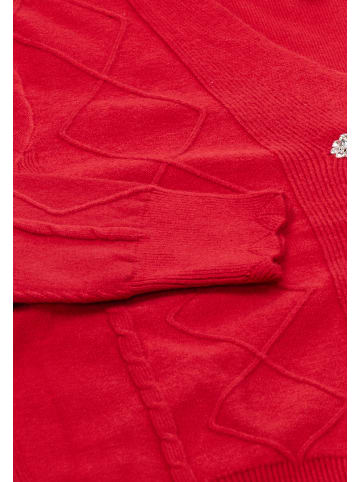 carato Damen Strickjacke in Rot