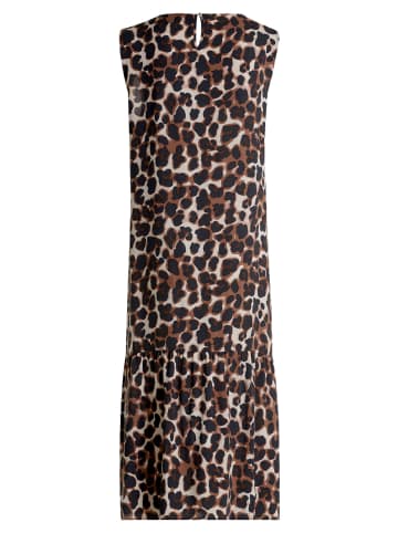 BETTY & CO Stufenkleid im Leo-Look in Brown/Nature