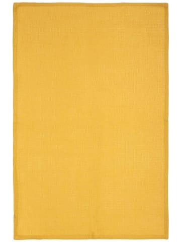 Atmosphera Créateur d'intérieur Geschirrtücher, 3 Stück, gemustert in Gelb, 45 x 70 cm