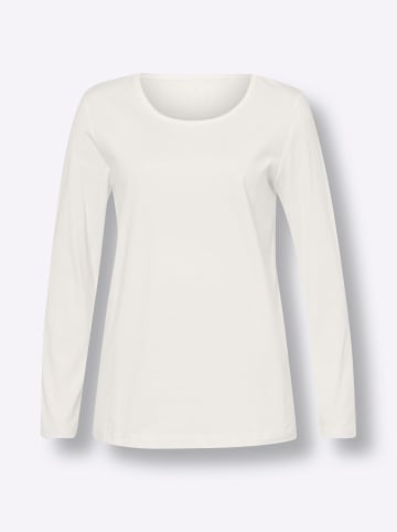 Sieh an! Langarm-Shirt in ecru