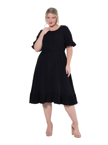 MIAMODA Midikleid in schwarz