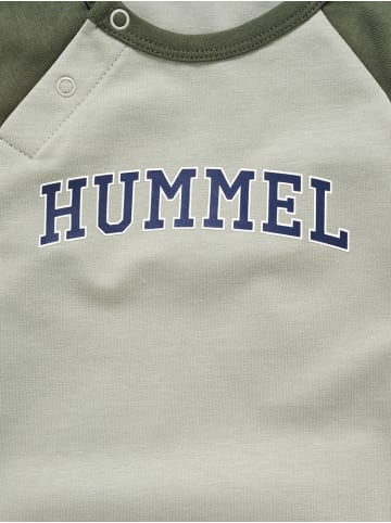 Hummel Kinder Langarmbody "Hmlstein Body L/S" in Grau