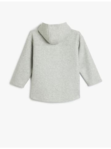 KOTON Blazer in Grau Melange Gemustert