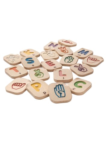 Plan Toys Alphabet Handzeichen ab 24 Monate