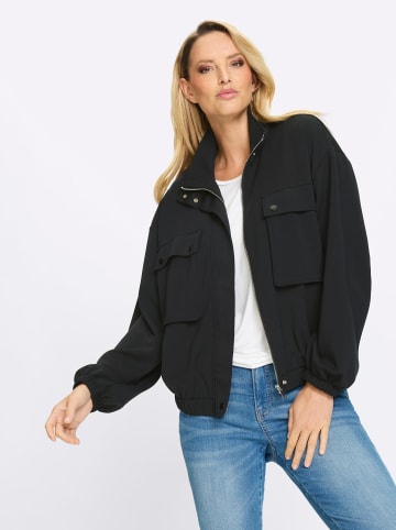 Heine Jersey-Jacke in schwarz