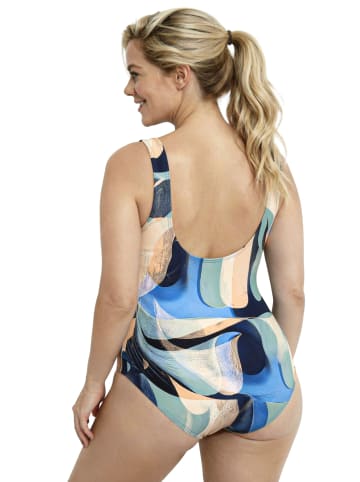 Ulla Popken Badeanzug in salbei