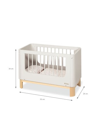 Pinolino Puppenbett Malea, 4-tlg., 50 x 26 x 34 cm