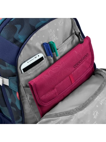 Coocazoo Schulrucksack-Set MATE Cloudy Peach in lila/pink/blau 2-teilig