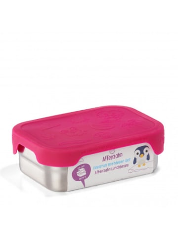 Affenzahn Affenzahn Edelstahl Brotdosen-Set pink Eule