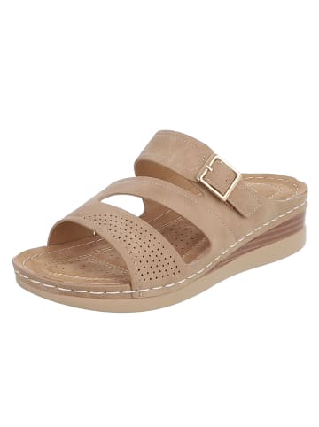 Ital-Design Sandale & Sandalette in Hellbraun
