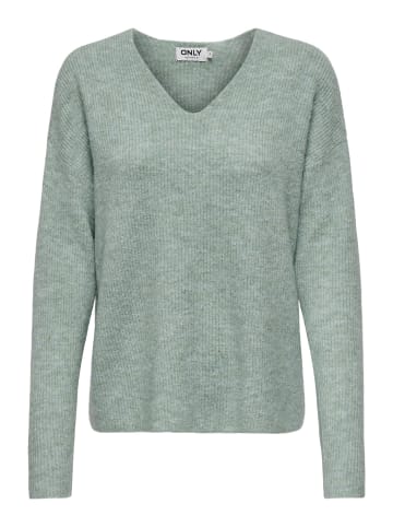 ONLY Strickpullover in Blue Surf 1