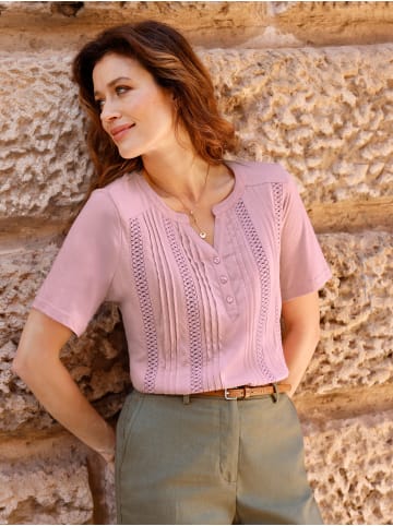 WITT WEIDEN Kurzarm-Shirt in rosé