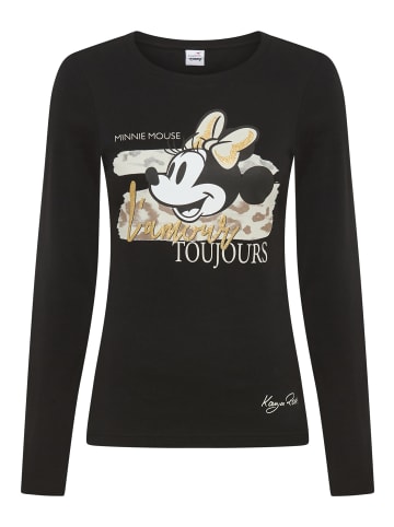 Kangaroos Langarmshirt in Schwarz
