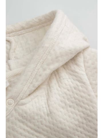 Coccodrillo Strickjacke mit Reißverschluss in ecru