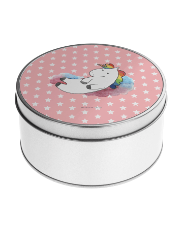 Mr. & Mrs. Panda Teedose Einhorn Wolke 7 ohne Spruch in Rot Pastell