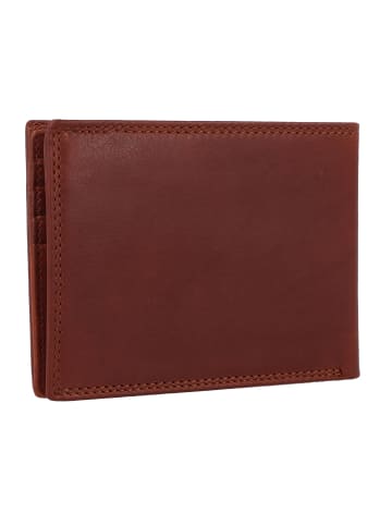 Greenburry Vintage Geldbörse RFID Schutz Leder 12 cm in natur