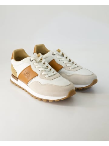 La Martina Sportliche Schnürschuhe in Beige