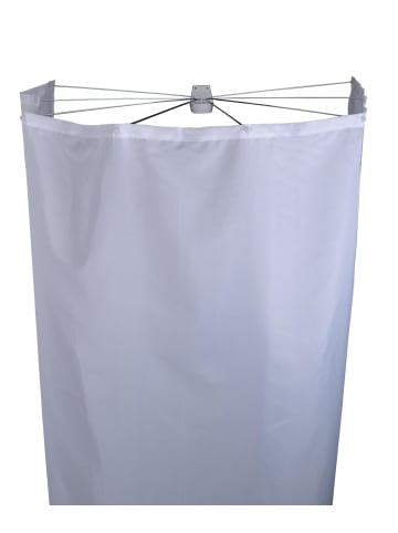 RIDDER Ersatzduschvorhang Textil Ombrella weiß 210x180 cm