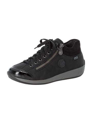 rieker Komfort Schnürschuhe in Schwarz