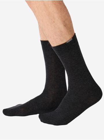 Nur Die  Basicsocken Passt Perfekt bequeme Alltagssocken in anthrazitmelange