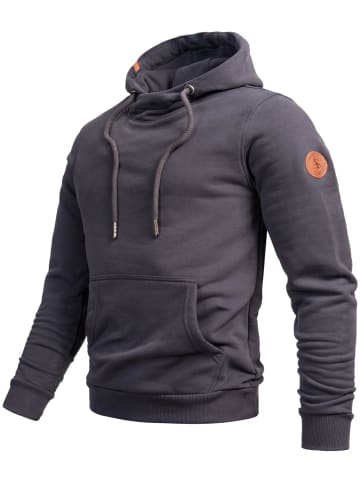 Alessandro Salvarini Hoodie AS-294 in Anthrazit