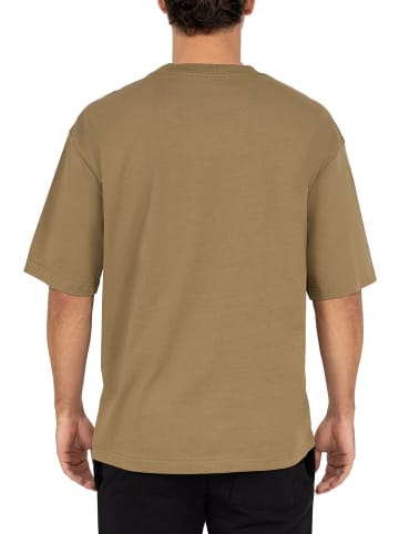Reichstadt Reichstadt Regular Fit T-Shirt Herren Shoulder Drop 25RS071 Khaki XS