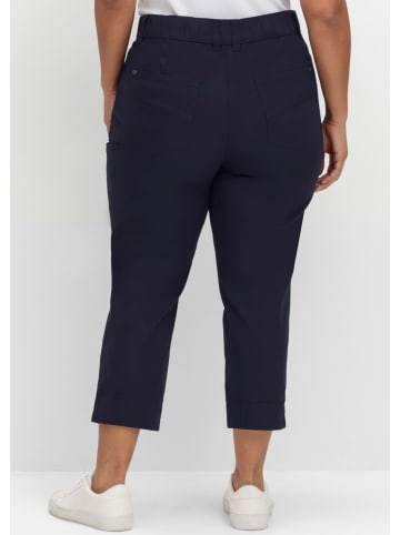 sheego Cargohose in tiefblau