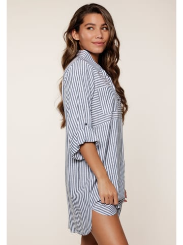 Linga Dore Linga Dore Tunik Tunik in Legion blue stripe