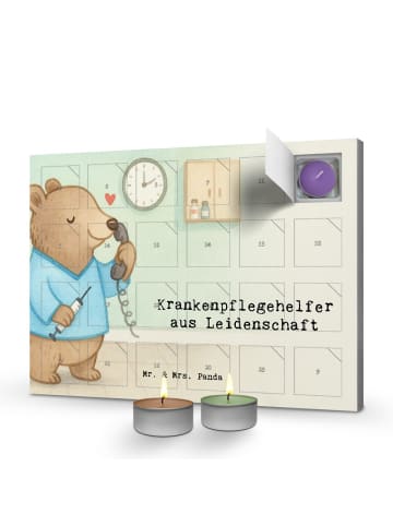 Mr. & Mrs. Panda adventskalender mit duftkerzen Krankenpflegehel... in Weiß