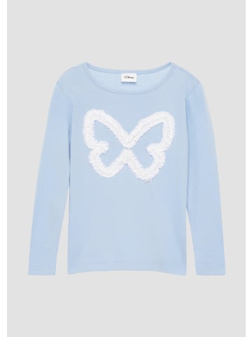 s.Oliver T-Shirt langarm in Blau