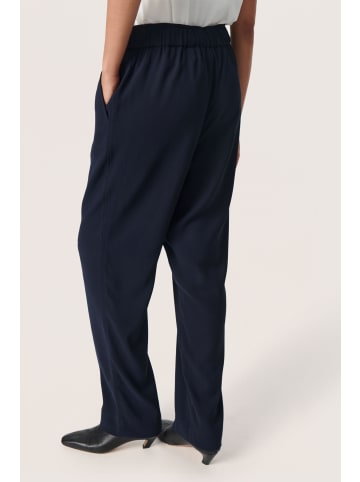 Soaked in Luxury Pants Suiting SLShirley Casual fit in Night Sky