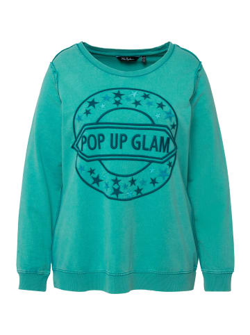 Ulla Popken Sweatshirt in cyan