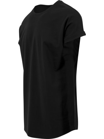 Urban Classics Urban Classics Herren Long Shaped Turnup Tee in black
