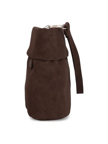 Zwei Mademoiselle.M Schultertasche 25 cm nubuk espresso