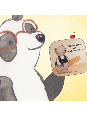 Mr. & Mrs. Panda Getränkeuntersetzer Zimmermann Leidenschaft Des... in Weiß