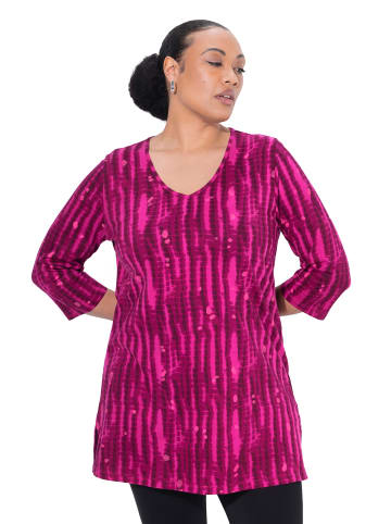 Ulla Popken Longshirt in magnolienrot