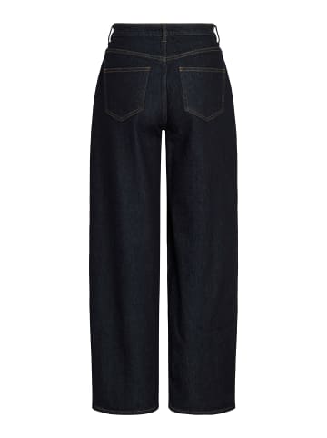 Vila Wide Fit Jeans in Dark Blue Denim 1