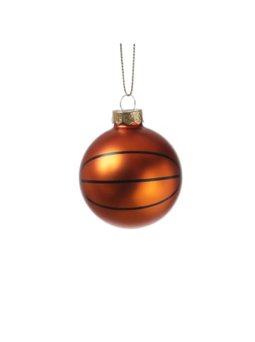 MARELIDA Weihnachtsbaumschmuck Golfball Weihnachtskugel D: 5,6cm in orange